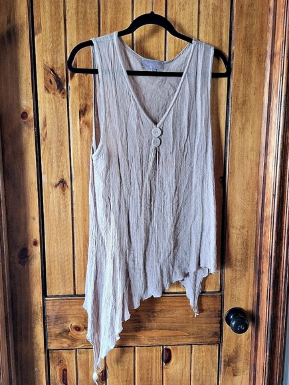 Pretty Angel Asymmetrical Tunic in Pink Size Medium